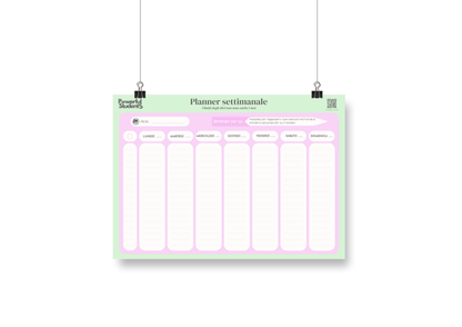 Planner Settimanale cartaceo