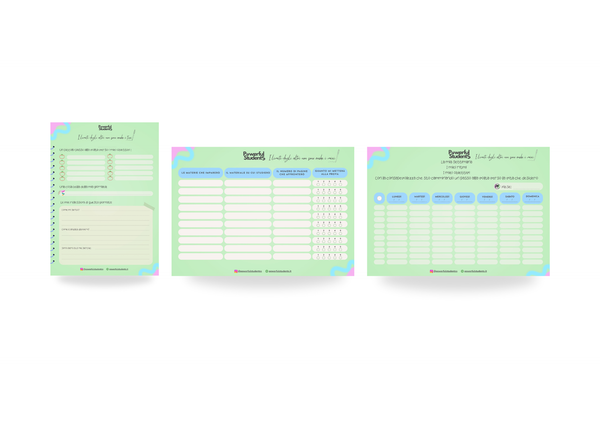 I 3 POWERFUL PLANNER PER CONCORSI