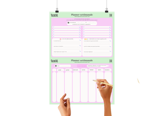 Planner Settimanale cartaceo