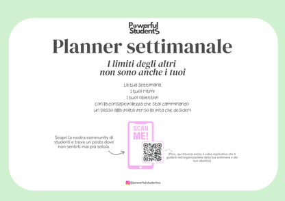 Planner Settimanale Digitale